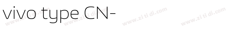 vivo type CN字体转换 vivo type CN字体转换